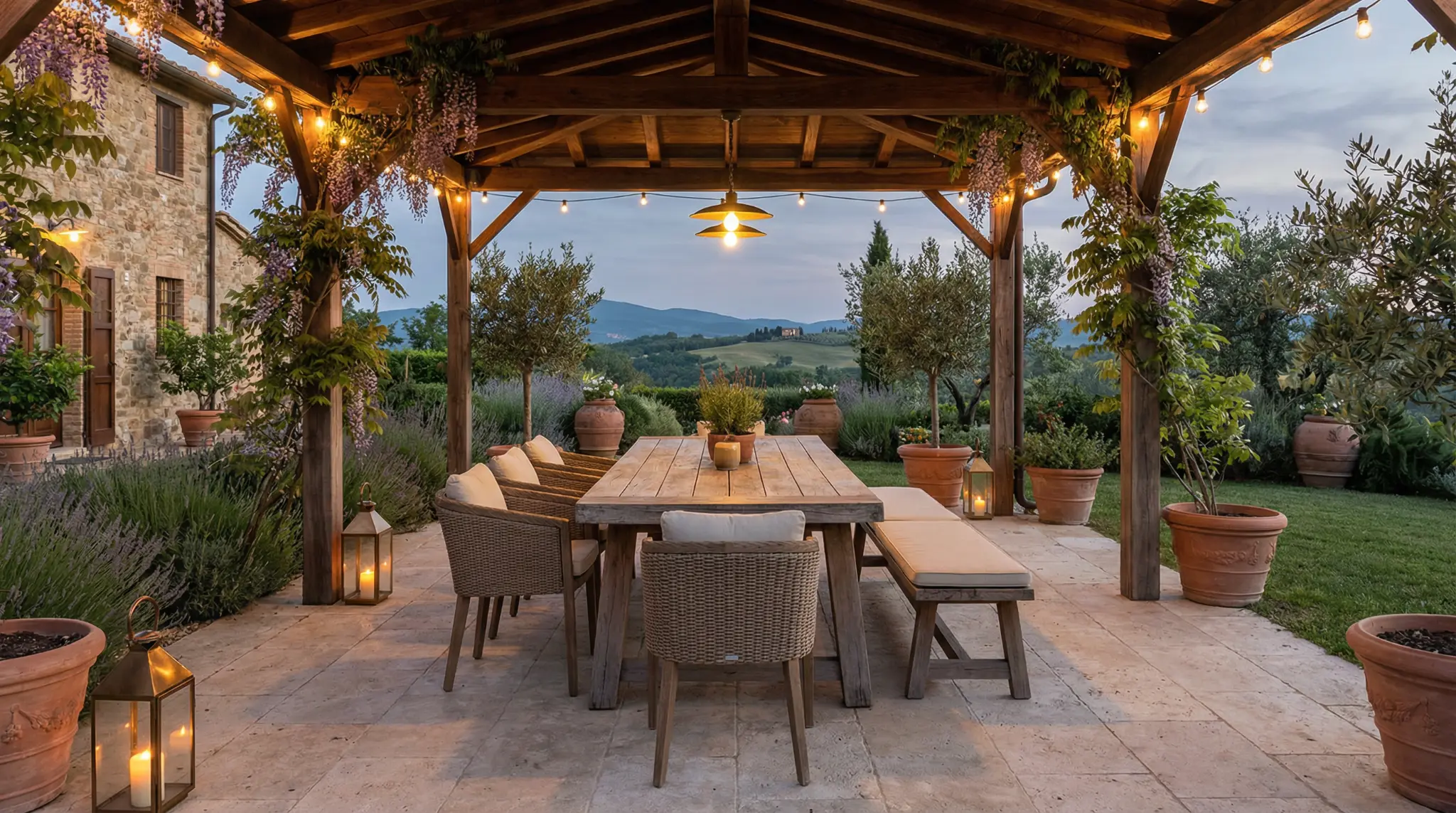 Gazebo e giardino